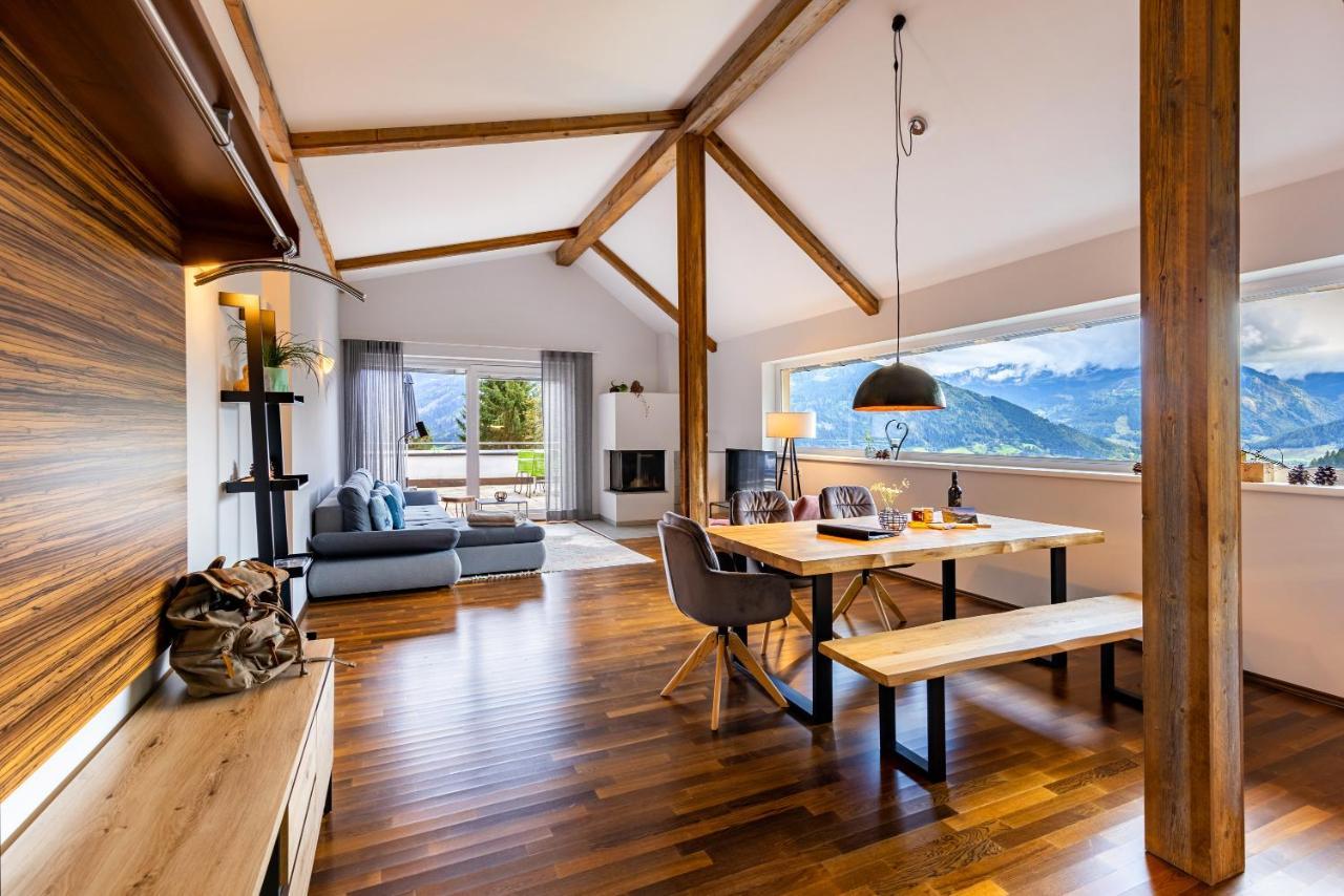 Der Sonnberg Alpinlodges - Apartments Mit Seeblick, Privater Sauna Und Self Check-In Zell am See Exterior photo